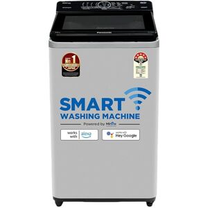 Panasonic 8 kg Fully Automatic Top Load Washing Machine with 12 Wash Programs (NAF80X10CRB, Charcoal Inox Grey)