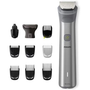 Philips Series 7000 13 in 1 Grooming Kit with 9 length Settings, Beard Sense Technology, Silver (MG5930/65)