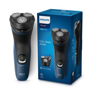 Philips 1000 Series Shaver with 27 Self Sharpening Blades, 3D Floating Heads, Blue (S1151/03)