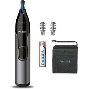 Philips 3000 Series Nose, Ear & Eyebrow Trimmer with Protective Guard System, Gray (NT3650-16)