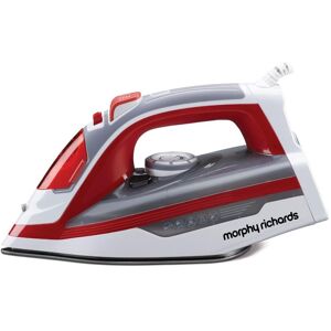 Morphy Richards Ultra Glide Steam Iron with Teflon Soleplate, 1600 Watts, Optimum Regular Steam, Vertical Steam, Self Cleaning Feature (Red)