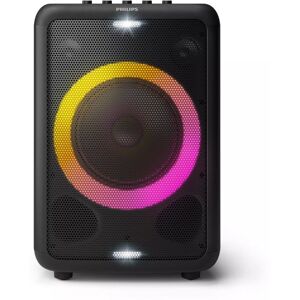 Philips Bluetooth party speaker with Up to 14 hours play time, Deep Bass, Mic and guitar inputs, Karaoke effects (TAX3206/94)