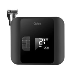 Qubo Smart Tyre Pressure Inflator Pro with 150 PSI Air Pressure, 5 Smart Modes, Auto Cut Off, Pre-Set Pressure (Black)