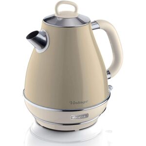 Ariete Vintage 1.7 Litres Electric Kettle with Water Level Indicator, Automatic Auto Shutdown, 2000 Watts (KETTLEVINTAGE1.7LT, Bronze)