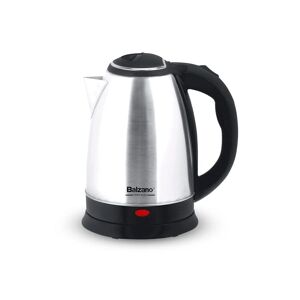 Balzano Steel Kettle with Stainless Steel Body, Wireless 360 Degree Base, Pilot LED Light Indicator, Multi Safety System (GLBOX218, Silver)