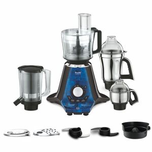 Preethi Zodiac 2.0 Mixer Grinder with 1000 Watts, 4 Jars, Safety Indicator, Power Safe Mode, 3D cooling System