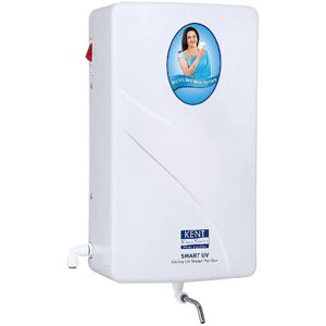 Kent Water Purifier with 4-Stage UV Smart Purification Process, Computer Controlled Operation, Suitable for Low TDS Water, Compact Design (White)