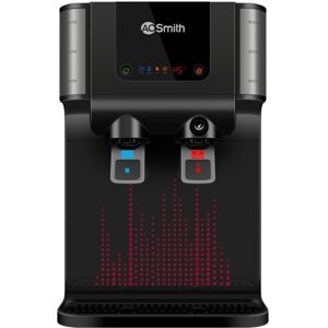 AO Smith Intelli UV Pro Water Purifier UV+UF+SCMT with Digital Display, 6 Stage of Purifying Technology (Black)