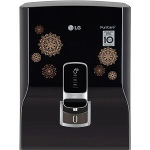 LG 8 Litres RO+UV Water Purifier with Stainless Steel Tank, Mineral Booster, Wall Mount (Black, WW155NPB)