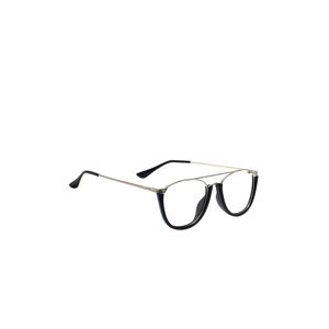 Peter Jones Eyewear Unisex Black Half Rim Square Frames FT5315S