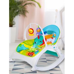 Baby Moo Green Baby Bouncer With Hanging Toys