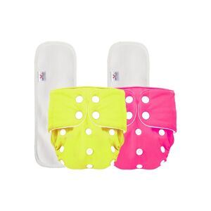 MYLO ESSENTIALS Kids Set Of 2 Printed Cloth Diapers