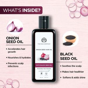 The Man Company Onion Seed Hair Oil Power Of 10 Essential Oils