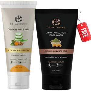 The Man Company De-Tan Face Gel I Aloe Vera & Turmeric