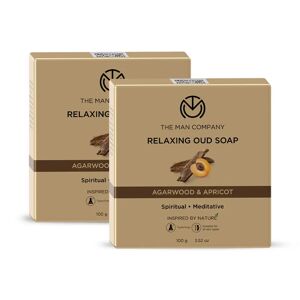 The Man Company Relaxing Oud Soap Agarwood & Apricot (Multi Packs)