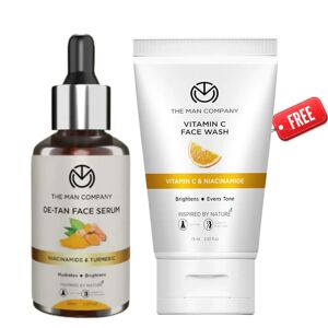 The Man Company De-Tan Face Serum I Niacinamide & Turmeric