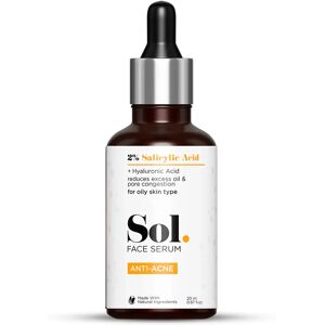 The Man Company Sol. 2% Salicylic Acid Anti-Acne Face Serum Hyaluronic Acid Base