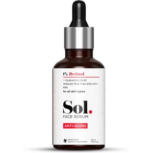 The Man Company Sol. 1% Retinol Anti-Aging Face Serum Hyaluronic Acid Base