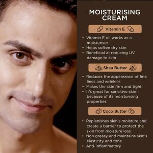 The Man Company Moisturising Cream Shea Butter And Vitamin E