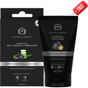 The Man Company Deep Cleansing Nose Strip Bamboo Charcoal & Aloe Vera