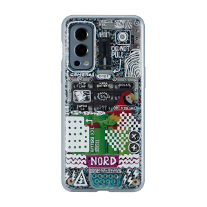 OnePlus Nord 2 5G Quantum Bumper Case Doodle Chaos IN