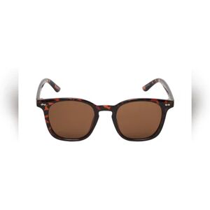 SELECTED HOMME Brown Printed Sunglasses