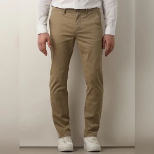 SELECTED HOMME Beige Mid Rise Chino Pants