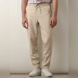 SELECTED HOMME Beige Mid Rise Casual Pants