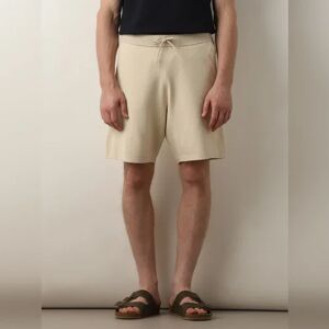 SELECTED HOMME Beige Mid Rise Knitted Shorts