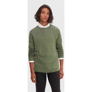 SELECTED HOMME Green Crew Neck Pullover