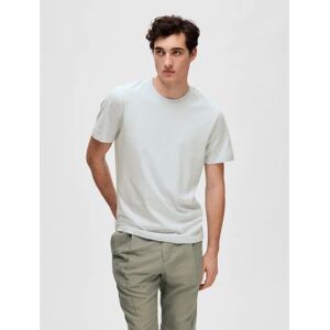 SELECTED HOMME Light Blue Organic Cotton T-shirt