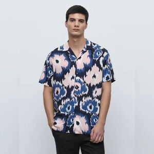 SELECTED HOMME Blue Printed Short Sleeves Shirt