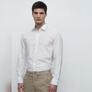 SELECTED HOMME White Organic Cotton Shirt