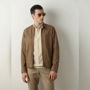 SELECTED HOMME Beige Organic Cotton Polo T-shirt