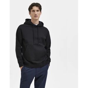 SELECTED HOMME Black Organic Cotton Sweatshirt