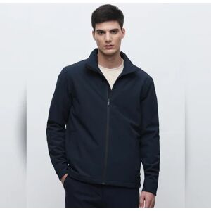 SELECTED HOMME Navy Blue High Neck Padded Jacket