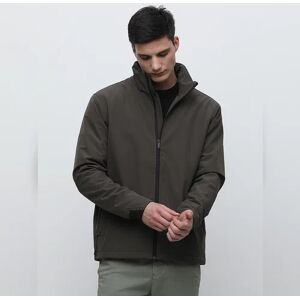 SELECTED HOMME Olive High Neck Padded Jacket