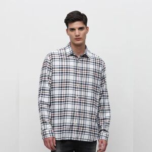 SELECTED HOMME White Flannel Full Sleeve Shirt