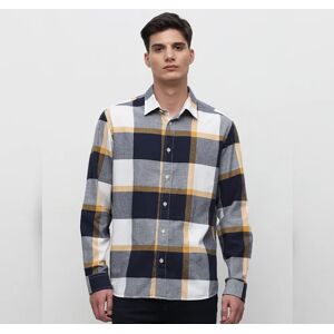 SELECTED HOMME Beige Flannel Full Sleeve Shirt