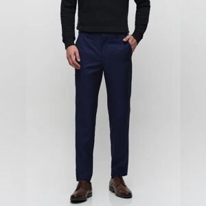 SELECTED HOMME Royal Blue Mid Rise Suit-Set Trousers