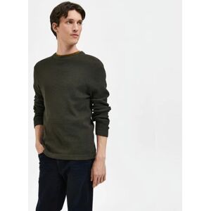 SELECTED HOMME Dark Green Crew Neck Pullover