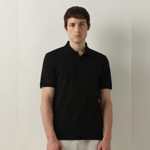 SELECTED HOMME Black Polo T-shirt