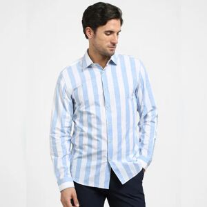 SELECTED HOMME White Striped Organic Cotton Shirt