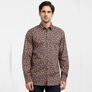 SELECTED HOMME Blue Printed Organic Cotton Shirt