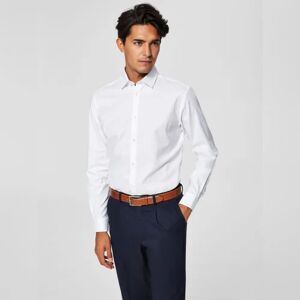 SELECTED HOMME White Organic Cotton Shirt