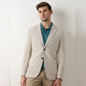 SELECTED HOMME Beige Structured Blazer