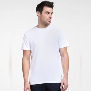 SELECTED HOMME White Organic Cotton Crew Neck T-shirt