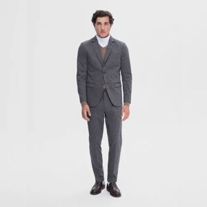 SELECTED HOMME Blue Slim Fit Jersey Suit-Set Blazer