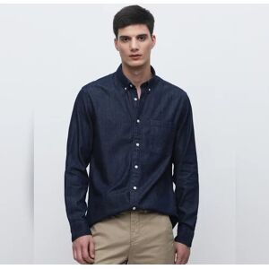 SELECTED HOMME Dark Blue Oxford Denim Shirt