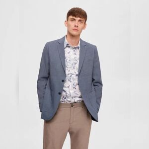 SELECTED HOMME Blue Slim Fit Single Breasted Blazer